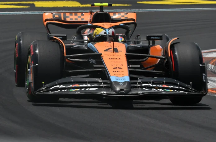 Lando Norris é a McLaren (Foto: AFP)