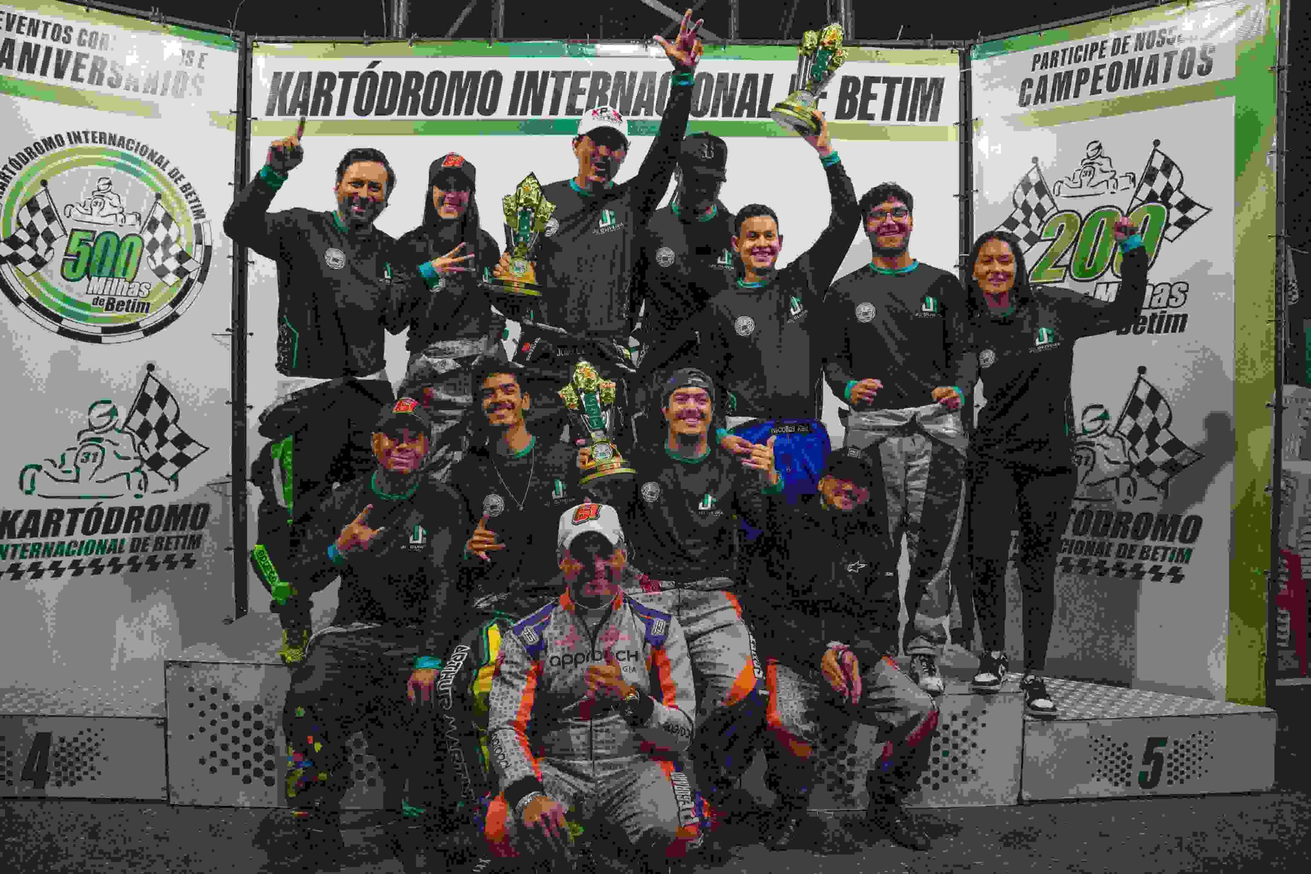 Kart Point Brasília conquista pódio histórico nas 500 Milhas de Betim com estratégia no Excel e muita garra